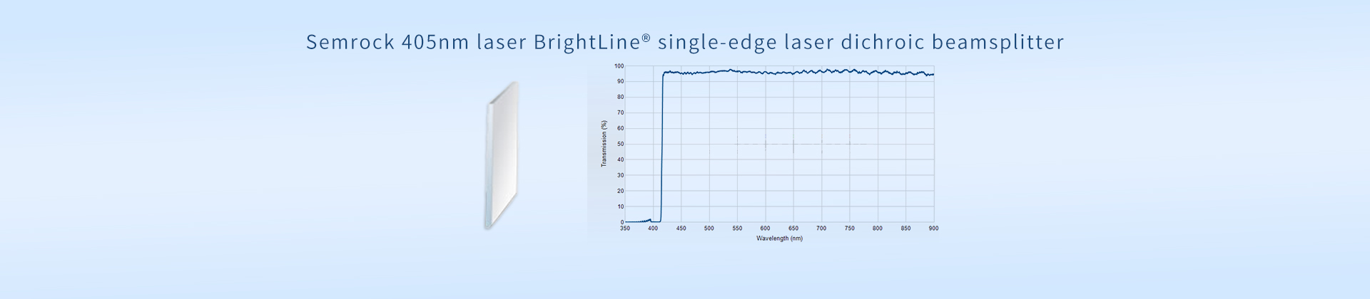 Semrock 405nm laser BrightLine® single-edge laser dichroic beamsplitter